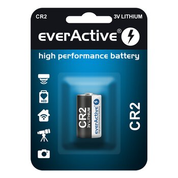 1 x bateria foto litowa everActive CR2