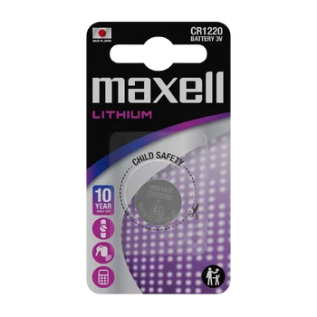 1 x Maxell CR1220 Lithium Battery