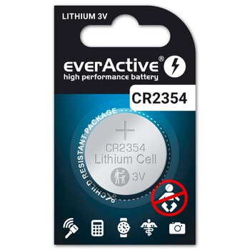 1 x mini everActive CR2354 lithium battery