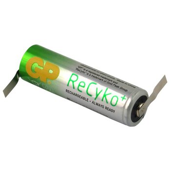 1 x GP ReCyko+ R6/AA 2000mAh z przygrzanymi blaszkami typ:Z