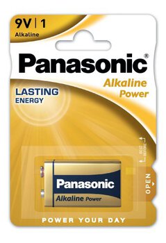 Bateria 9V alkaliczna Panasonic Alkaline Power pakowane po 1 sztukę