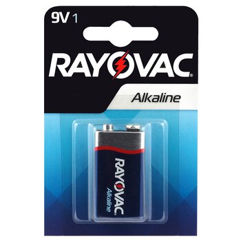 1 x Rayovac Alkaline 6LR61/9V
