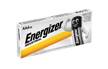 10 x Energizer Industrial LR03 AAA Alkaline Battery