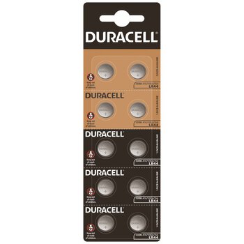 10 x bateria alkaliczna mini Duracell HSDC G13 / LR44 / A76 / L1154 / 157 