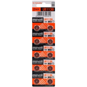 10 x Maxell Mini Alkaline battery G10/LR1130/189/AG10