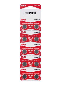 10 x bateria alkaliczna mini Maxell G12 / AG12 / LR43 / LR1142 / 186