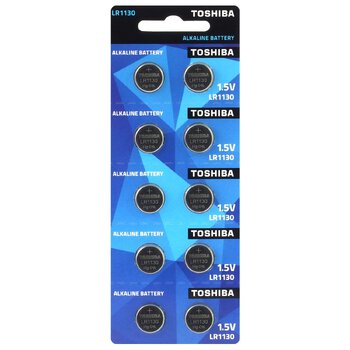 10 x Toshiba Mini Alkaline battery G10/LR1130/189/AG10