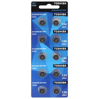 10 x Toshiba Mini Alkaline battery G3/AG3/L736/192/LR41