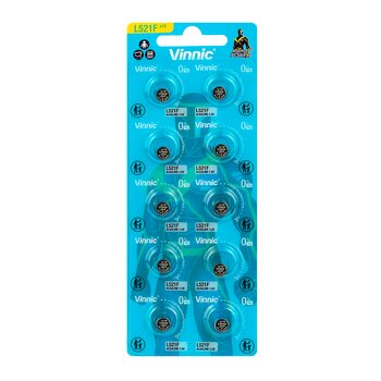 10 x mini alkaline battery Vinnic G0 / AG0 / LR63 / L521