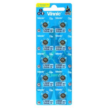 10 x mini Vinnic G11 / AG11 / L721 / LR58 alkaline battery