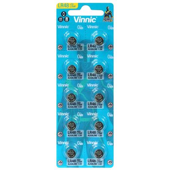 10 x mini Vinnic G5 / LR48 / AG5 alkaline battery