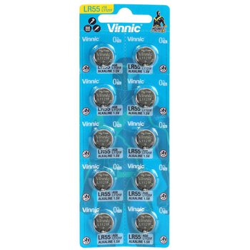 10 x Mini Vinnic G8 / AG8 / LR55 / LR1120 Alkaline Battery