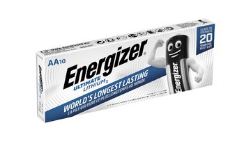 10 x bateria foto litowa Energizer L91 Ultimate Lithium R6 AA