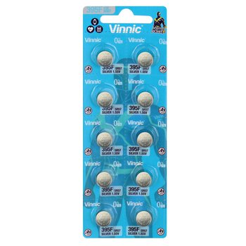 10 x Silver Mini Vinnic 395 / SR927SW / SR57 Battery