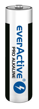 4 x everActive Pro LR6 / AA alkaline batteries (tray)