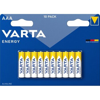 10 x Varta ENERGY LR03/AAA Value Pack 4103