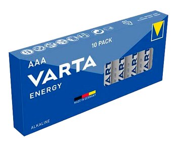 10 x Varta ENERGY LR03/AAA Value Pack 4103