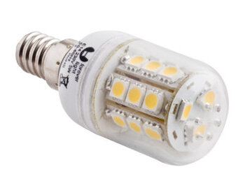 10 x Żarówka 24 LED SMD5050 WAŁEK E14 230V 5W