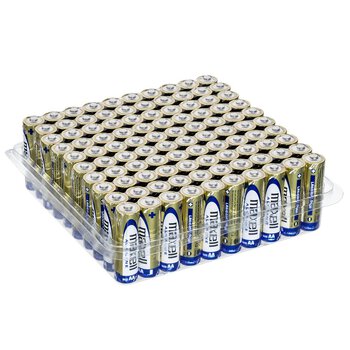 100 x Maxell Alkaline LR6 / AA Alkaline Battery