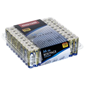 100 x Maxell Alkaline LR6 / AA Alkaline Battery