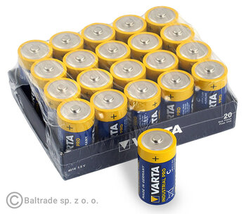 100 x Varta Industrial PRO LR20/D 4020 (karton)