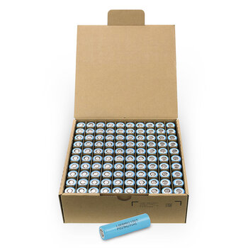 100x 18650 Li-ion battery 3200 mAh LG INR18650 MH1 - multipack