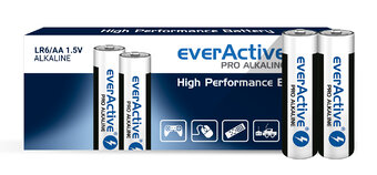 10 x everActive Pro LR6 / AA alkaline batteries