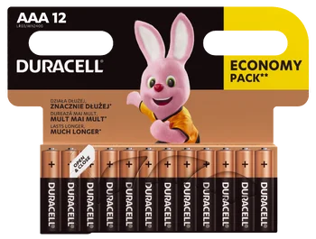 12 x bateria alkaliczna Duracell Basic LR03 AAA (blister)