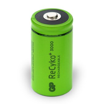 1 x GP ReCyko+ R14/C Ni-MH 3000 Series 3000mAh Rechargeable Battery