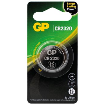 1 x mini GP Lithium Battery CR2320