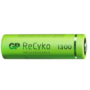 2 x rechargeable batteries AA / R6 GP ReCyko 1300 Series Ni-MH 1300mAh