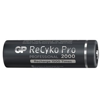 2 x rechargeable batteries AA / R6 GP ReCyko Pro Ni-MH 2000mAh