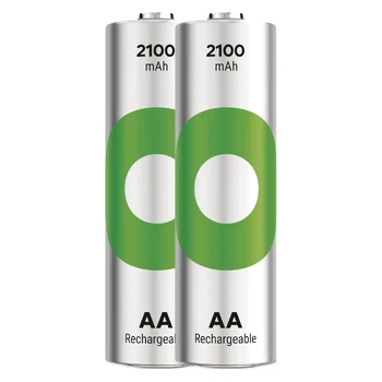 2 x rechargeable AA / R6 Ni-MH GP ReCyko 2100mAh rechargeable batteries