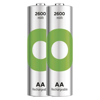 2 x rechargeable batteries AA / R6 Ni-MH GP ReCyko 2600mAh