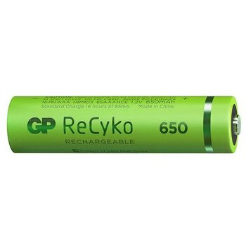 2 x rechargeable batteries AAA / R03 GP ReCyko 650 Series Ni-MH 650mAh