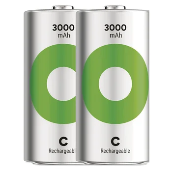 2 x rechargeable batteries C / R14 Ni-MH GP ReCyko 3000 mAh