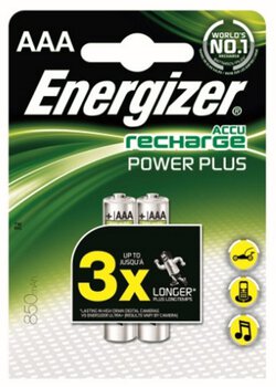 2 x akumulatorki Energizer R03/AAA Ni-MH 850mAh Power Plus