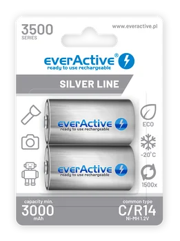 2x everActive R14/C Ni-MH 3500 mAh ready to use