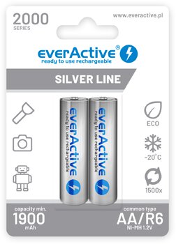 2 x akumulatorki everActive R6/AA Ni-MH 2000 mAh ready to use