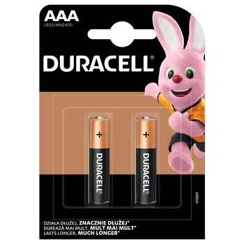 Duracell Basic MN2400 LR03 AAA Alkaline Battery (blister) - 2 pieces
