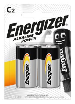 2 x Energizer Alkaline Power LR14/C alkaline battery (blister)