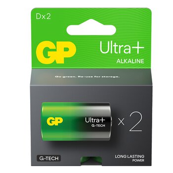 2 x bateria alkaliczna GP Ultra Plus Alkaline G-TECH LR20 / D