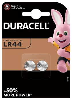 2 x Duracell mini Alkaline battery G13/LR44/A76/L1154/157