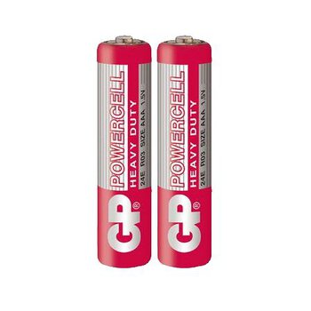 2 x GP PowerCell R03 AAA Zinc Carbon Battery (Tray)