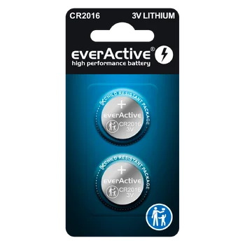 2 x bateria litowa mini everActive CR2016