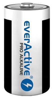 2 x everActive Pro LR20/D alkaline batteries (blister)