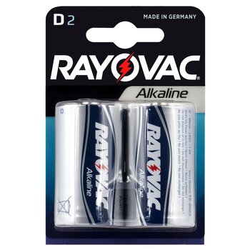 2 x Rayovac Alkaline LR20/D