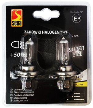 2 x Sena H7  + 50% światła