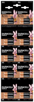 Baterie AA LR6 alkaliczne Duracell pakowane w blister - 2x10 sztuk