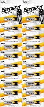 20 x Energizer Alkaline Power LR03/AAA alkaline battery (blister)